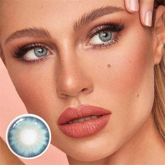 Kanami Blue Colored Contact Lenses Yearly