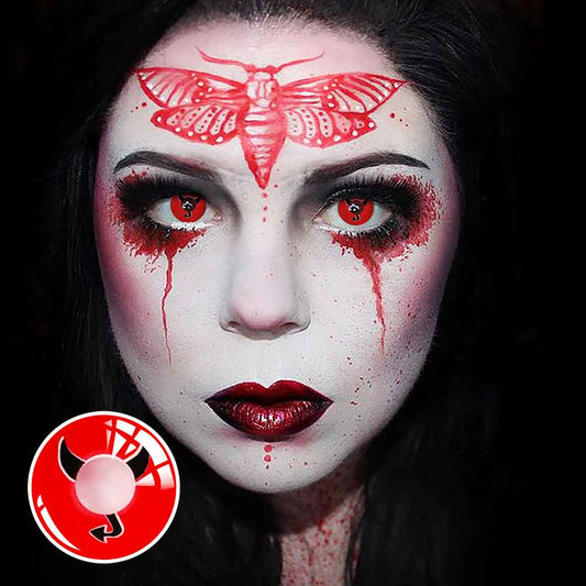 Little Devil Halloween Contact Lenses Yearly