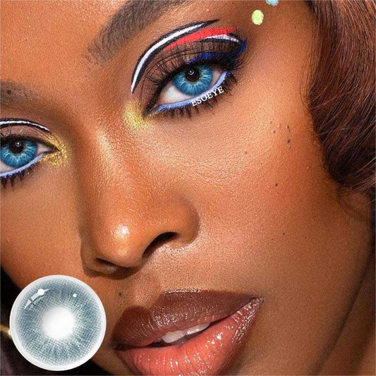 Love Story Dopa-Mine Blue Colored Contact Lenses Yearly