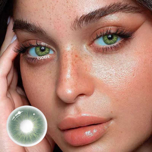 Love Story Endorphin Green Colored Contact Lenses Yearly