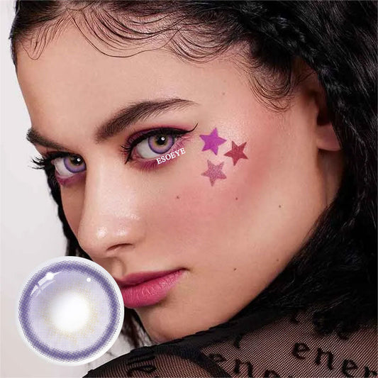Maria Violet Colored Contact Lenses Yearly