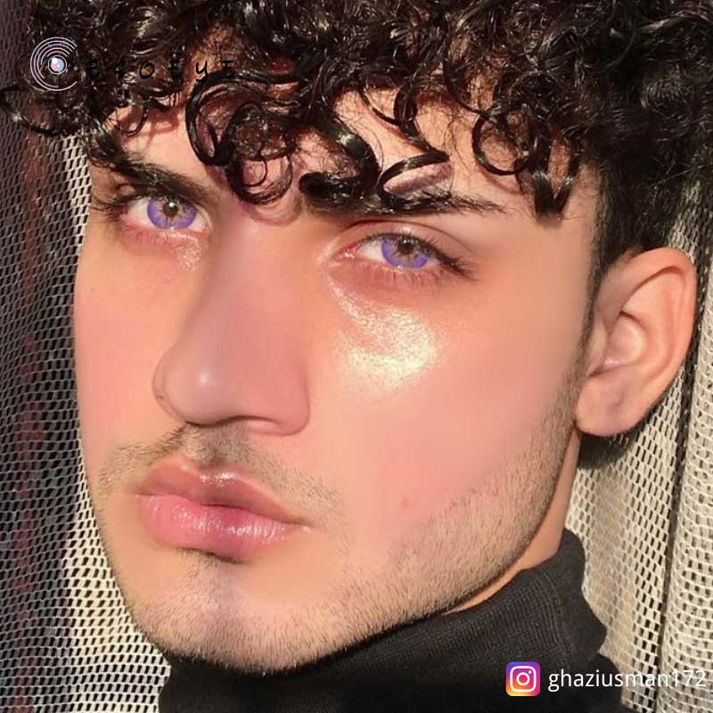 Monet Purple Colored Contact Lenses Yearly