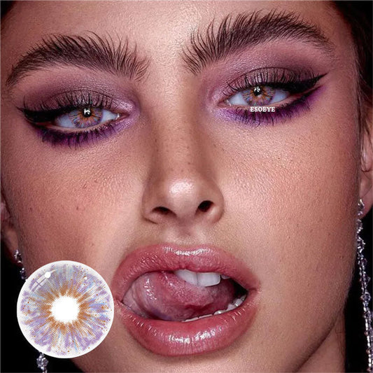Monet Purple Colored Contact Lenses Yearly
