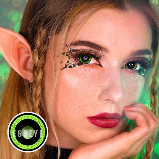 Nebulos Green Cosplay Contact Lenses Yearly