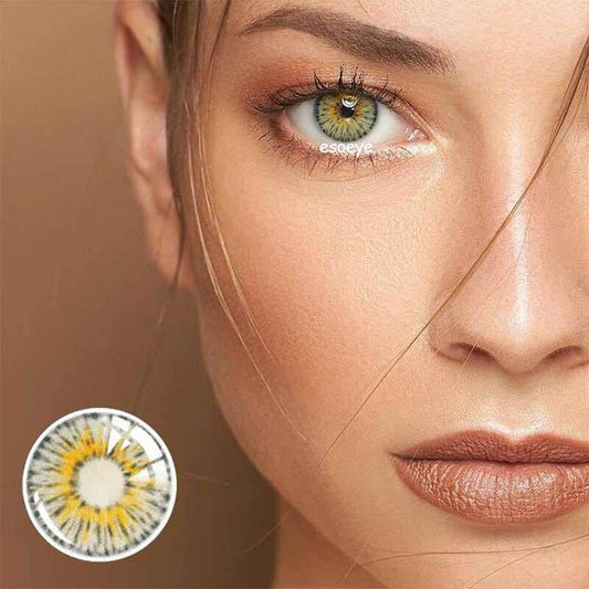 New York Gogh Gray Colored Contact Lenses Yearly