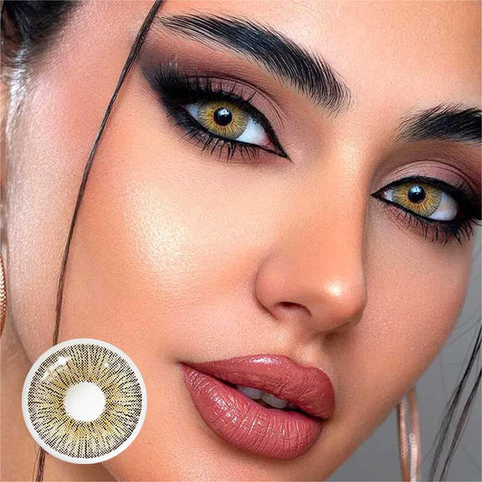 New York Panama Brown Contact Lenses Yearly