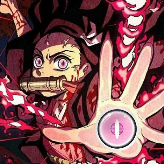 Nezuko Demon Cosplay Contact Lenses Yearly