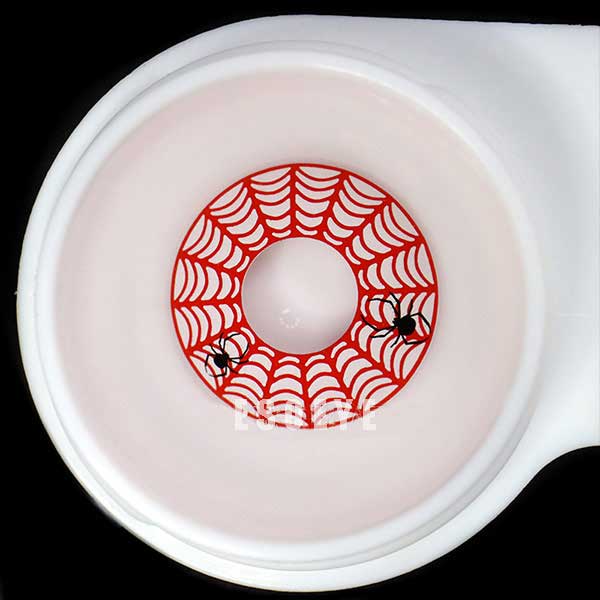 Spider Web Red Cosplay Contact Lenses Yearly