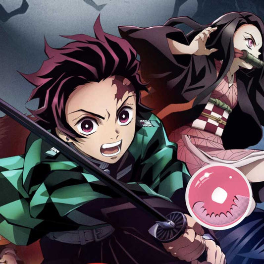 Tanjiro Kamado Cosplay Contact Lenses Yearly