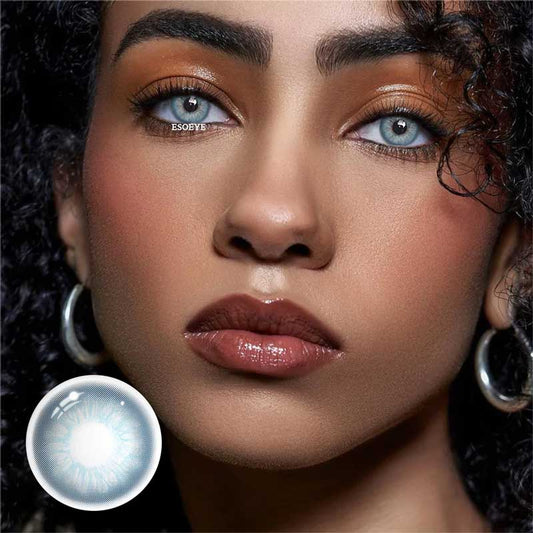 Crystal Blue Colored Contact Lenses Yearly