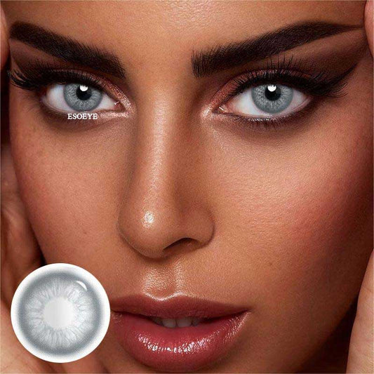 Crystal Grey Colored Contact Lenses Yearly