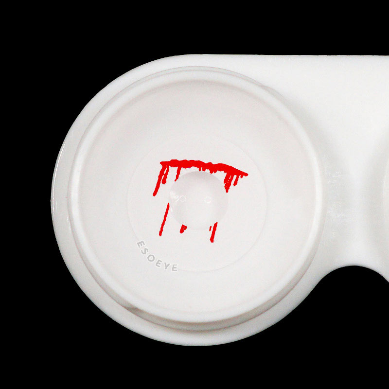 White Slit Halloween Contact Lenses Yearly