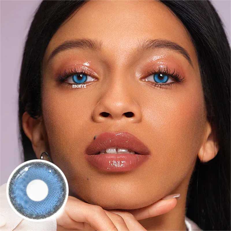 X-Blue Portal Colored Contact Lenses Yearly